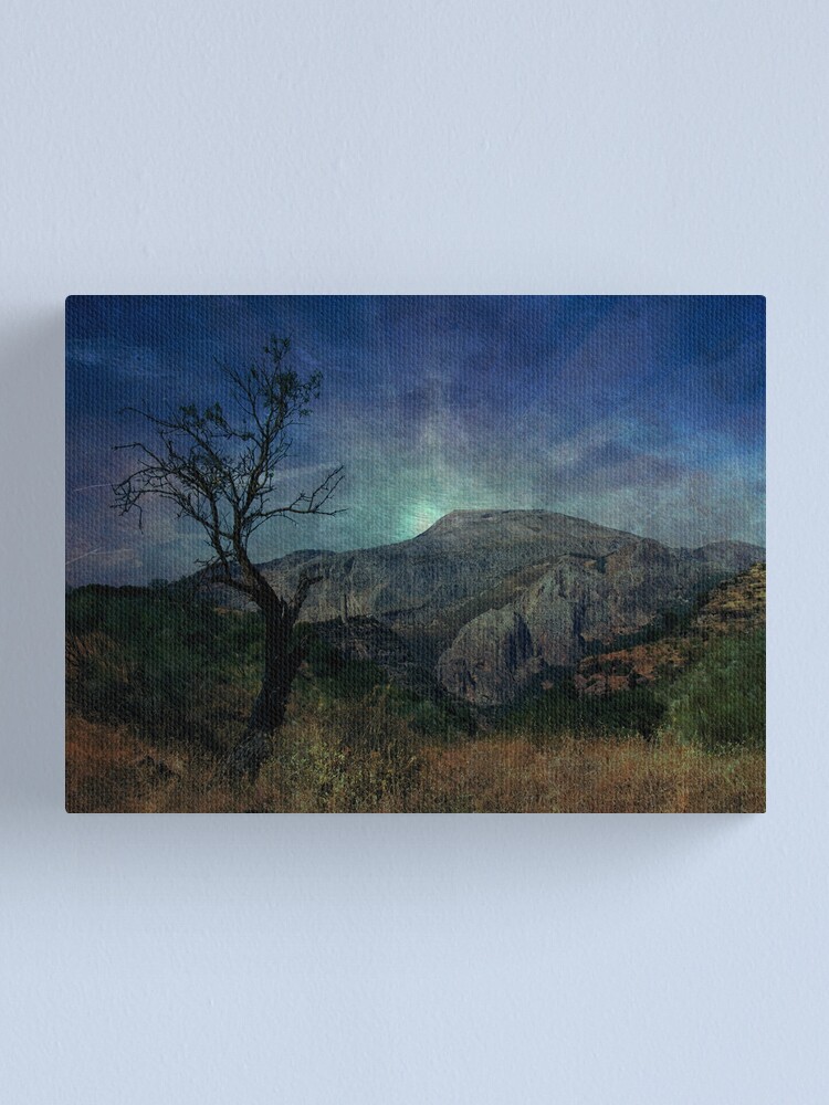 Alternate view of Darkness, death tree Canvas Print