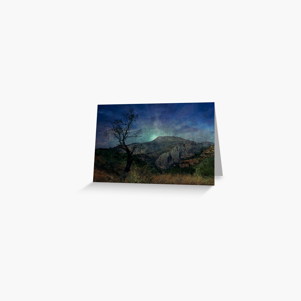 Darkness, death tree Greeting Card