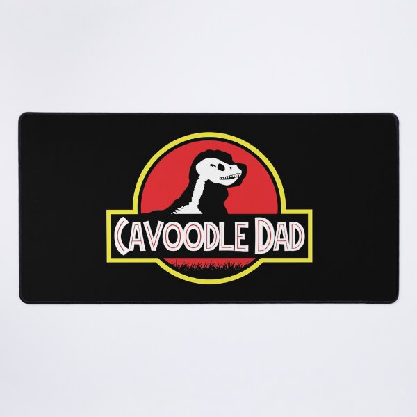 Item preview, (For Dark Background) Jurassic Cavoodle Dad designed and sold by More Cute Dogs.