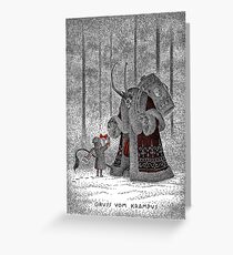 A Gift For Krampus Greeting Card