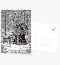 A Gift For Krampus Postcards