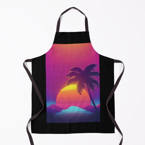 Item preview, 80s Retro Synthwave Sun and Palms designed and sold by RESToRAPTOR.