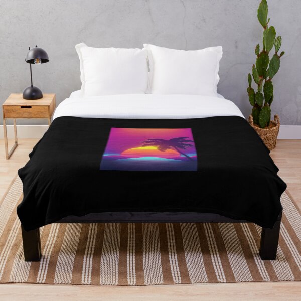 Item preview, 80s Retro Synthwave Sun and Palms designed and sold by RESToRAPTOR.