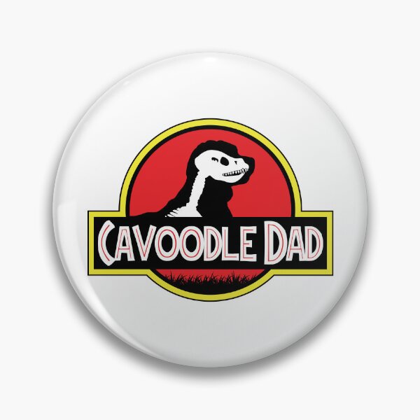 Item preview, (For Bright Background) Jurassic Cavoodle Dad designed and sold by More Cute Dogs.