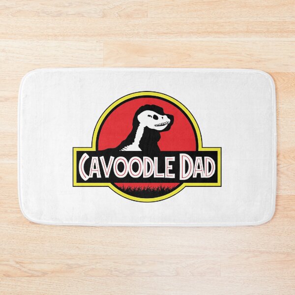 Item preview, (For Bright Background) Jurassic Cavoodle Dad designed and sold by More Cute Dogs.
