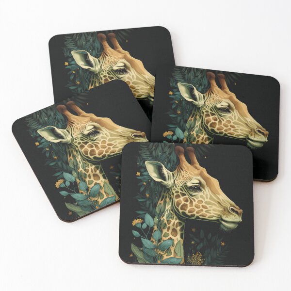 Item preview, Giraffe tree with dried leaves designed and sold by fabiogarcia.
