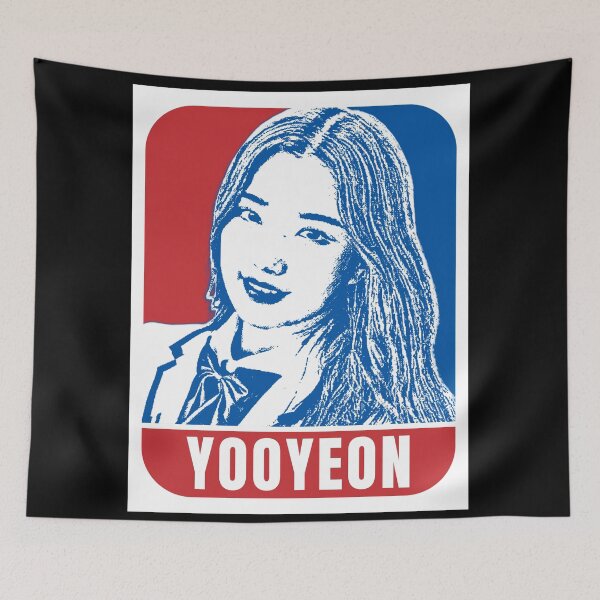 Item preview, tripleS Yooyeon Sketch Silhouette Blue and Red designed and sold by AliffStudio.