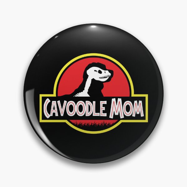 Item preview, (For Dark Background) Jurassic Cavoodle Mom designed and sold by More Cute Dogs.