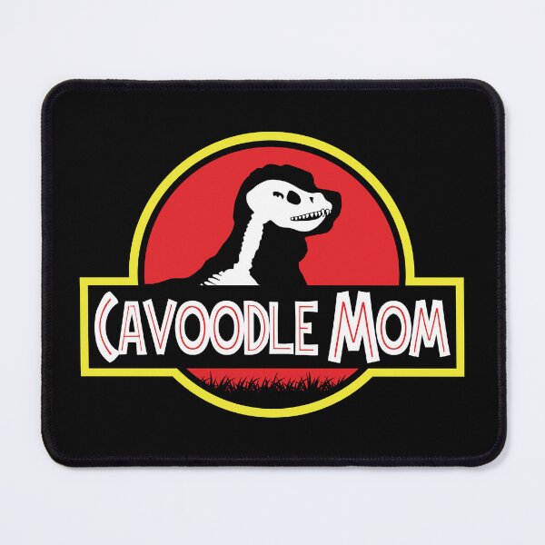 Item preview, (For Dark Background) Jurassic Cavoodle Mom designed and sold by More Cute Dogs.