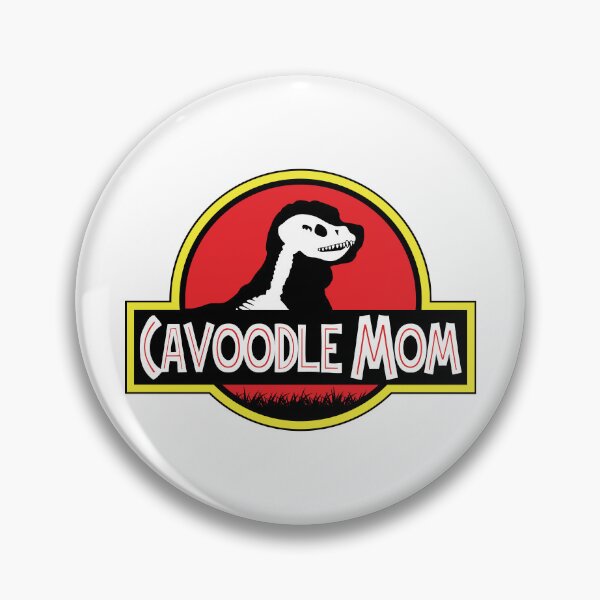 Artikelvorschau, (Für hellen Hintergrund) Jurassic Cavoodle Mom entworfen und verkauft von More Cute Dogs.