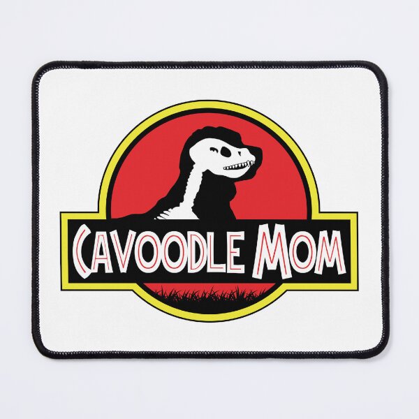 Item preview, (For Bright Background) Jurassic Cavoodle Mom designed and sold by More Cute Dogs.