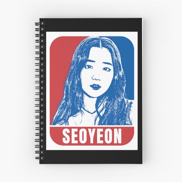 Item preview, tripleS Seoyeon Sketch Silhouette Blue and Red designed and sold by AliffStudio.