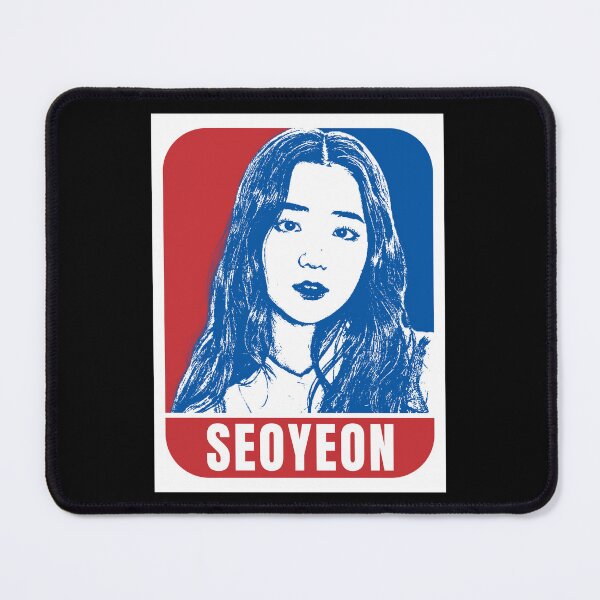 Item preview, tripleS Seoyeon Sketch Silhouette Blue and Red designed and sold by AliffStudio.