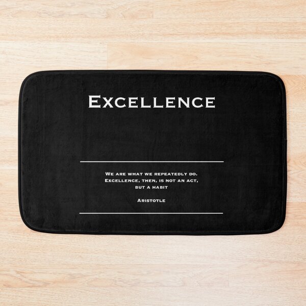 Item preview, Excellence - Motivational Inspirational Corporate Office Wall Art Black and White T-Shirt / Poster / Sticker / Mug designed and sold by Read This Already.