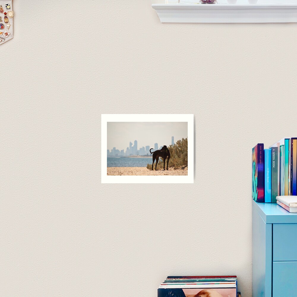 A Day at the Beach Art Print