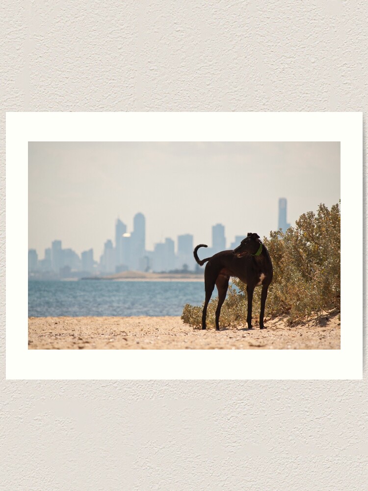 Alternate view of A Day at the Beach Art Print