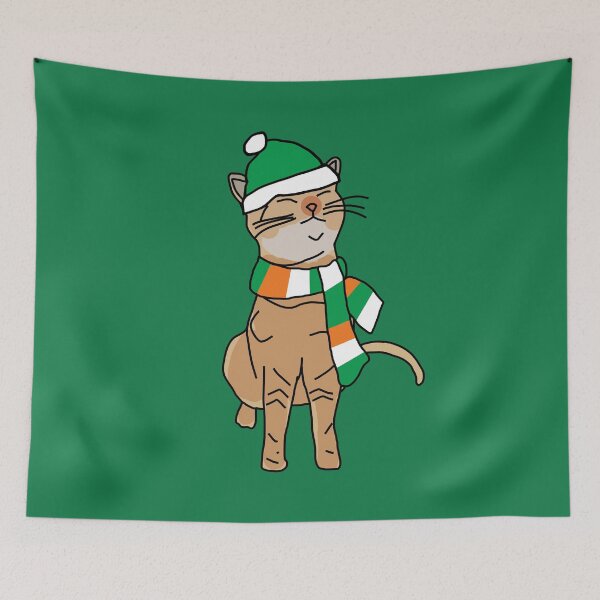 Item preview, Irish Kitty Cat on St Patricks Day designed and sold by ellenhenry.