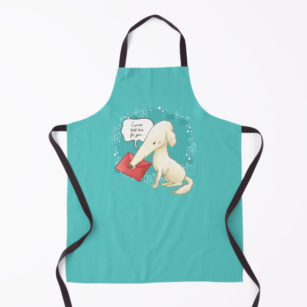 Item preview, Borzoi Dog Holding a Love Letter designed and sold by Khotekmei.