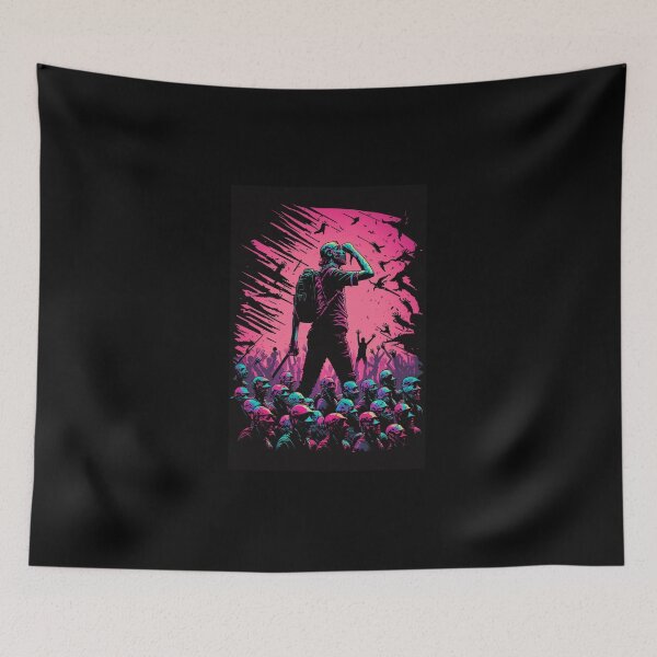 Item preview, Retro Synthwave Zombi designed and sold by RESToRAPTOR.
