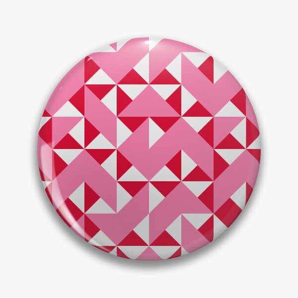 Item preview, Geometric Tile Red, White and Pink designed and sold by Blue-Banana.