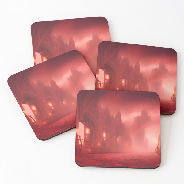 Item preview, Abandoned monastery in red designed and sold by brandway.