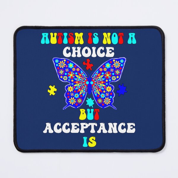 Item preview, Autism Is Not A Choice Acceptance Is Inspirational designed and sold by Cute & Sassy Custom Gifting Boutiques.
