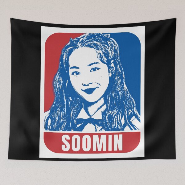 Item preview, tripleS Soomin Sketch Silhouette Blue and Red designed and sold by AliffStudio.