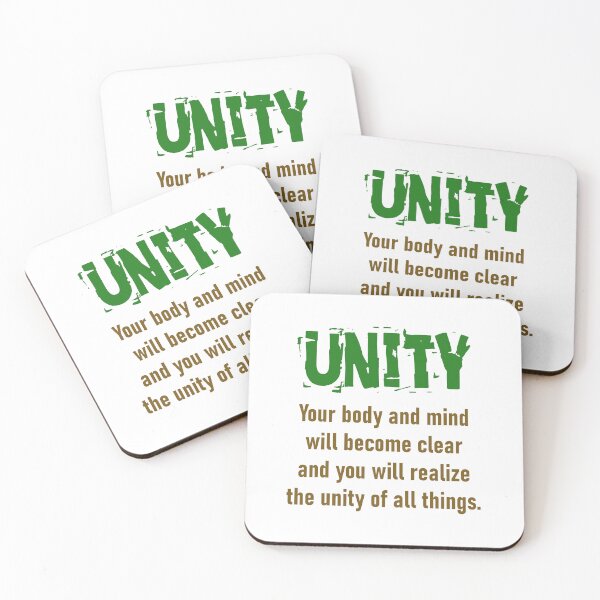 Item preview, Your Body And Mind Will Become Clear - Unity Quote designed and sold by CrankyOldDude.