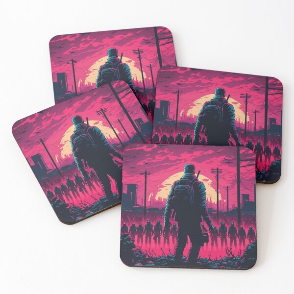 Item preview, Retro Synthwave Zombi Apocalypse designed and sold by RESToRAPTOR.
