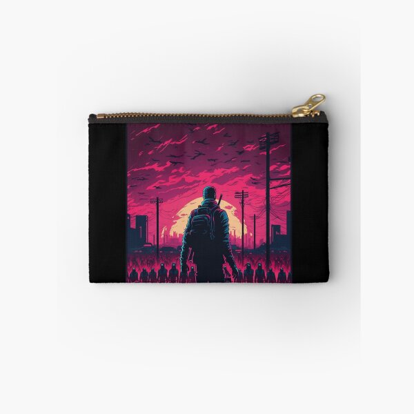 Artikelvorschau, Retro-Synthwave-Zombi-Apokalypse entworfen und verkauft von RESToRAPTOR.