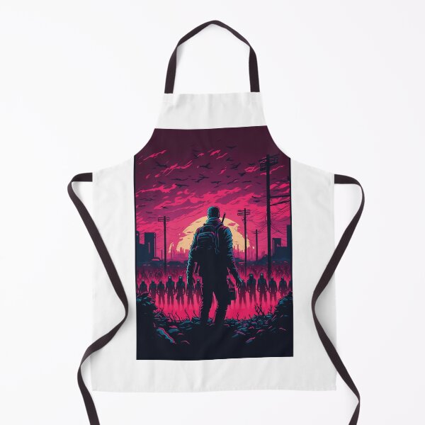 Item preview, Retro Synthwave Zombi Apocalypse designed and sold by RESToRAPTOR.