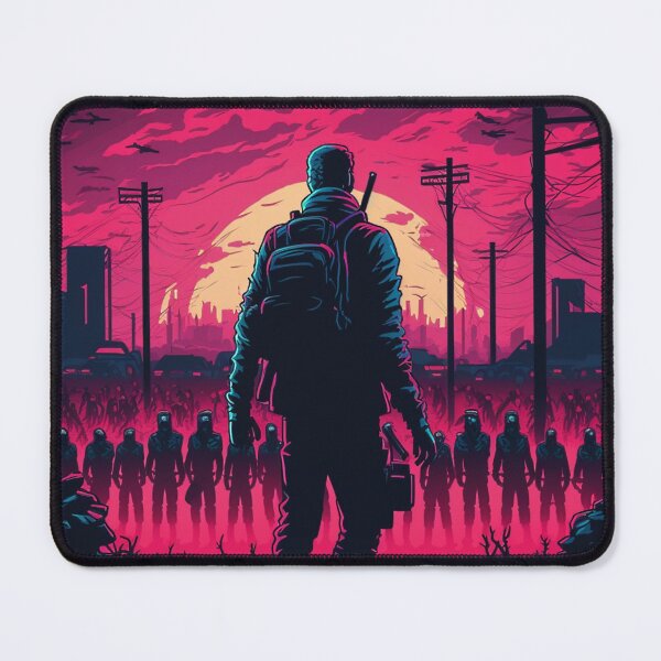 Item preview, Retro Synthwave Zombi Apocalypse designed and sold by RESToRAPTOR.