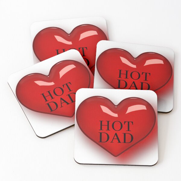 Item preview,  I Love Hot Dads designed and sold by HOMEDESIGNPRINT.