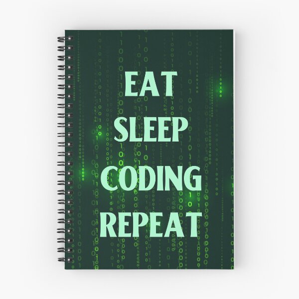 Item preview, Eat Sleep Coding Repeat Background designed and sold by IdeasForFreedom.