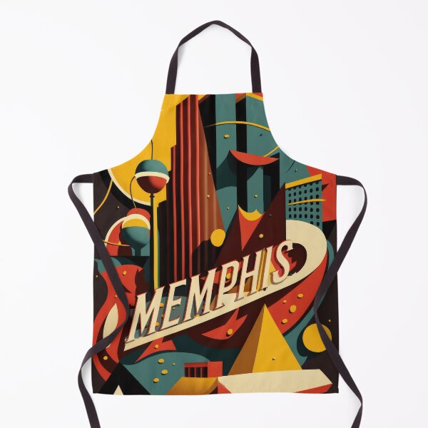 Aperçu de l'œuvre Memphis, ville géométrique créée et vendue par NISATO-ART.