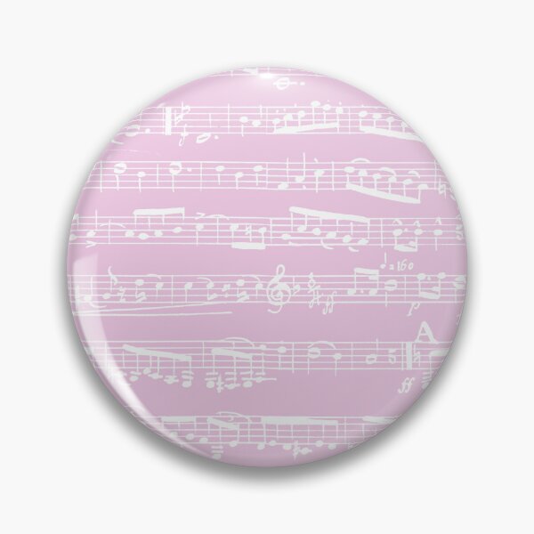 Item preview, Pink Sheet Music Notes Pattern - Musical Notation designed and sold by inspirationzgal.