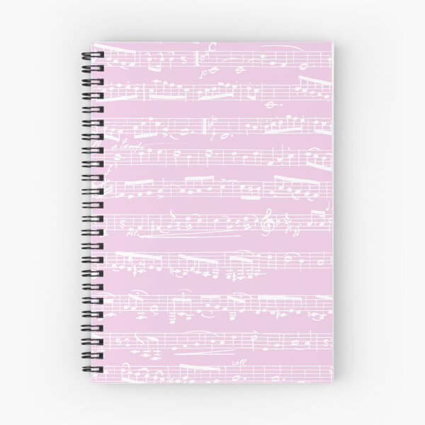 Item preview, Pink Sheet Music Notes Pattern - Musical Notation designed and sold by inspirationzgal.