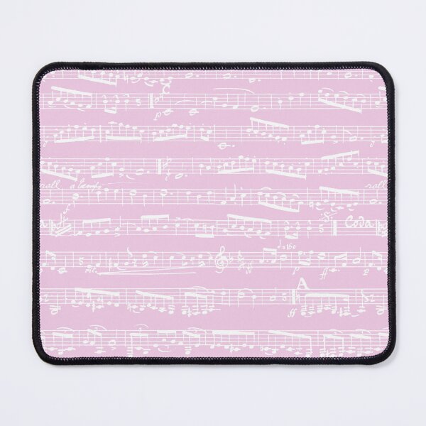Item preview, Pink Sheet Music Notes Pattern - Musical Notation designed and sold by inspirationzgal.