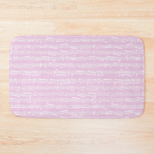 Item preview, Pink Sheet Music Notes Pattern - Musical Notation designed and sold by inspirationzgal.