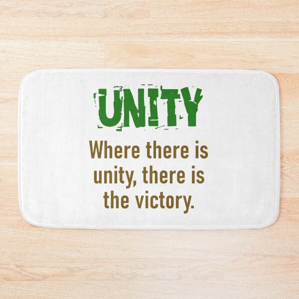 Item preview, Where There Is Unity There Is The Victory - Unity Quote designed and sold by CrankyOldDude.