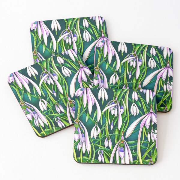 Item preview, Winter Snow Drop Flowers designed and sold by LyndiiLoubie.