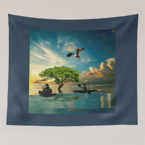 Item preview, Peace full lake trip designed and sold by Dragonheart401.
