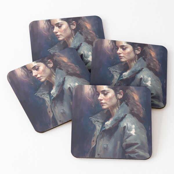 Item preview, Woman in bomber jacket designed and sold by NISATO-ART.
