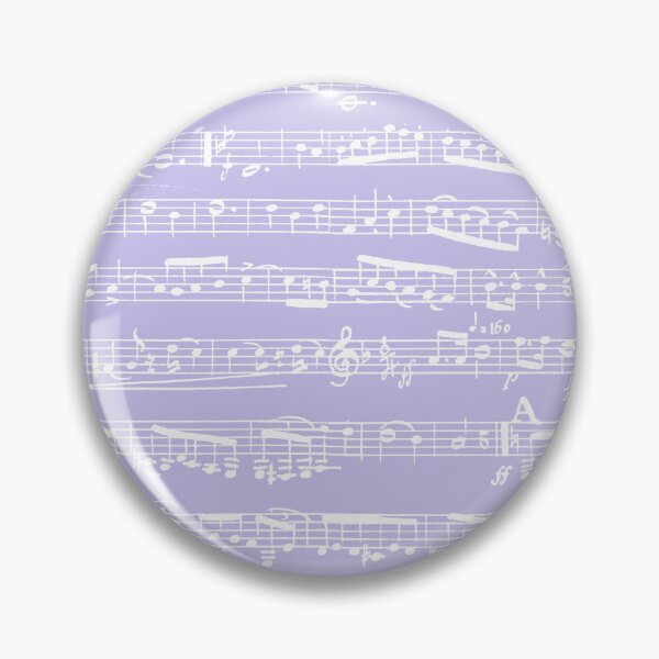 Item preview, Lilac Music Notes Pattern - Purple Musical Notation designed and sold by inspirationzgal.