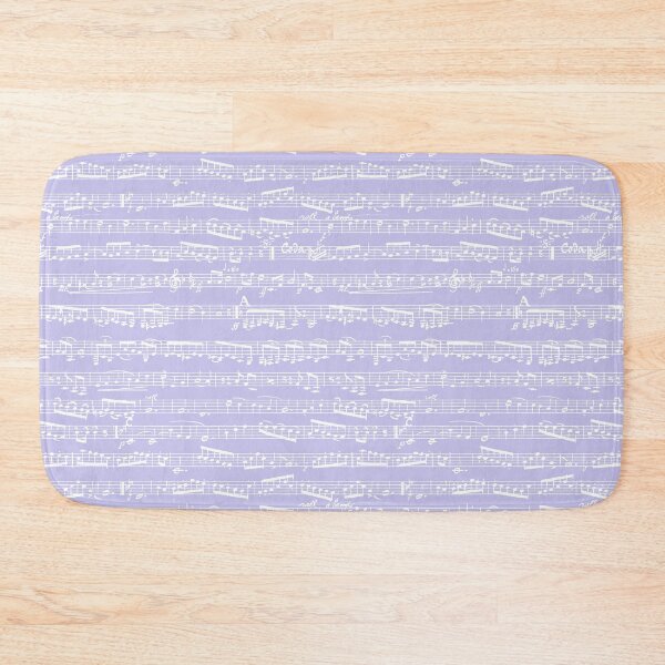 Item preview, Lilac Music Notes Pattern - Purple Musical Notation designed and sold by inspirationzgal.