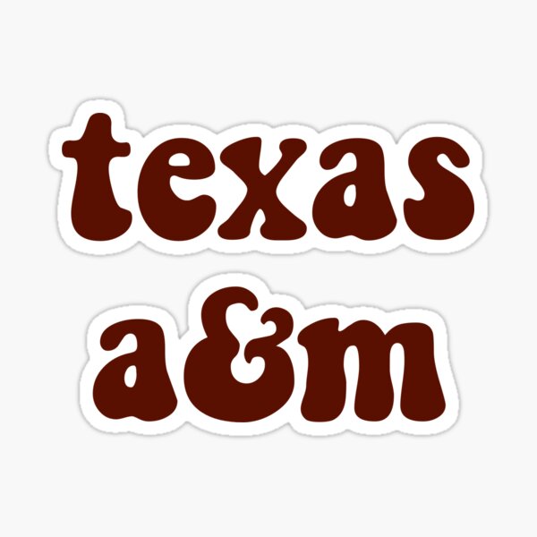 texas a&m Sticker