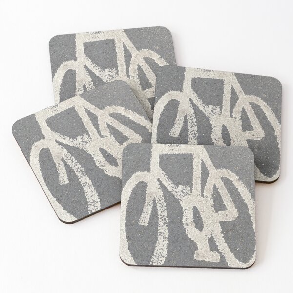 Item preview, Symbol meaning "No Cycling" painted on the ground designed and sold by Paddyb17.