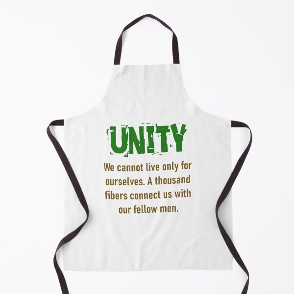 Item preview, We Cannot Live Only For Ourselves - Unity Quote designed and sold by CrankyOldDude.