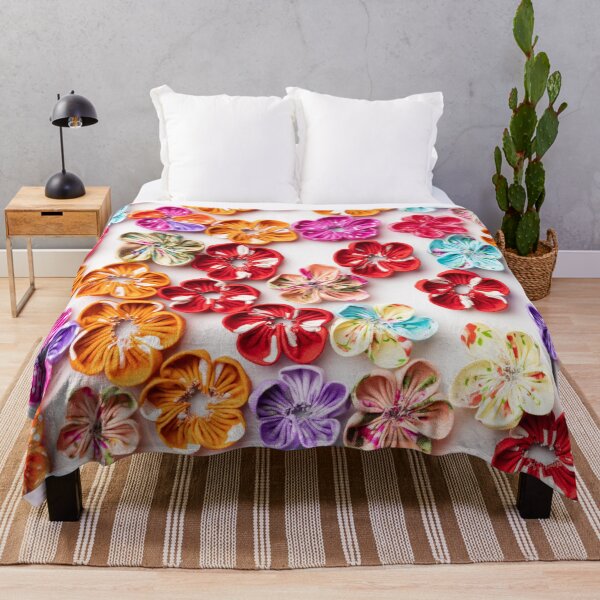 Item preview, Spring Handmade sewn fabric Flowers Multicolor designed and sold by homemadecreate.