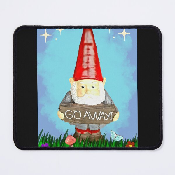 Item preview, Go Away! Garden Gnome. designed and sold by Cakedecorcairns.